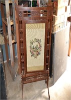 antique/vintage chinese revolving silk screen