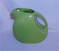 Fiesta large disk pitcher, chartreuse