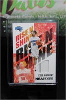 2020 Panini RiseNShine Cole Anthony Patch #RNS-CAN