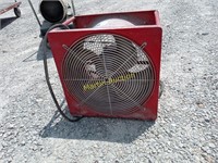 Hi speed fire exhaust fan