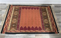 Vintage handmade kilim rug, 79" x 48 1/2”