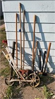 Shears, fence pounder, sledge, hoe and more