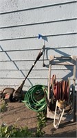 Craftsman edger, hose, hose reel