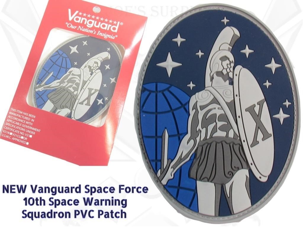 New 10th Space Force Warning Sqd PVC Patch 3B4