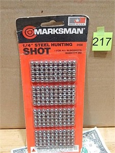 Marksman 1/4" Steel hunting Shot for Sling Shots