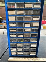 Labeled Tackle Cabinet