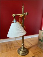 SOLID BRASS ADJUSTABLE DESK LAMP
