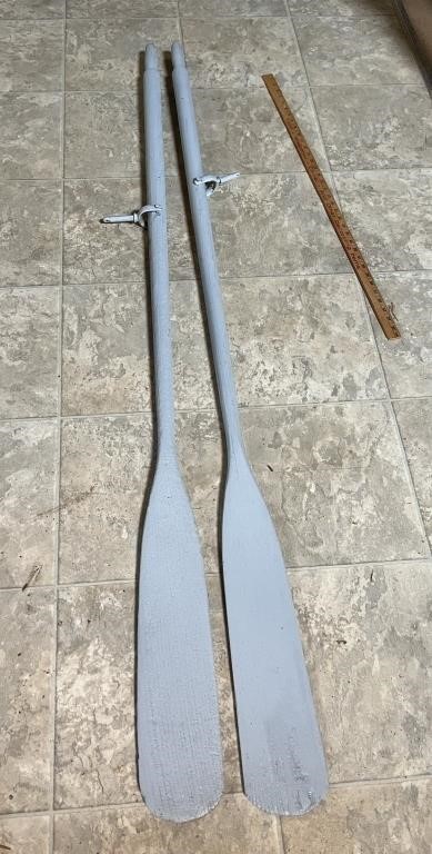 2-Wooden Oars Grey