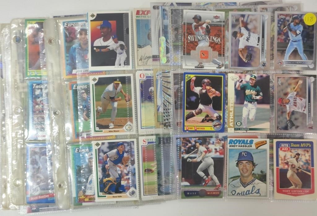 Baseball Cards incl. Fleer, Topps, Leaf, etc.