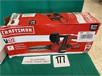 CRAFTSMAN 10" 20V CHAINSAW W/BATTERY & CHARGER