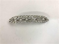 Hair clip with rhinestones