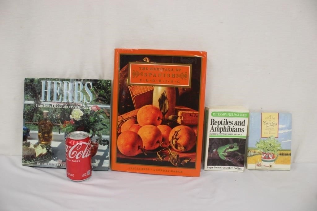 Lot of Cooking & Nature Books