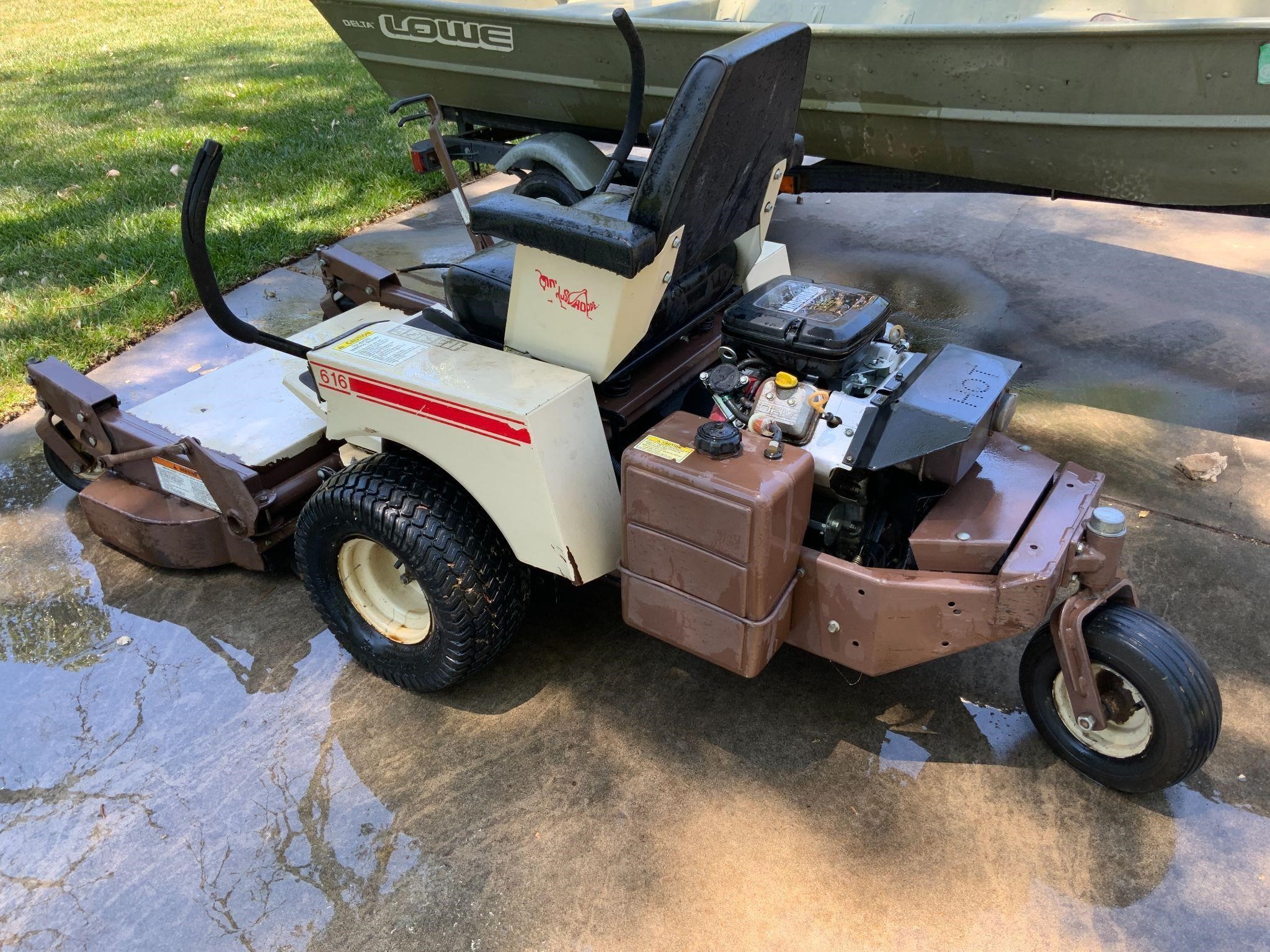 Grasshopper 616 Zero Turn Riding Lawnmower 16HP