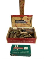 Remington 50 center fire cartridges, and gun