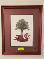 USC SIGNED AND NUMBERED PRINT