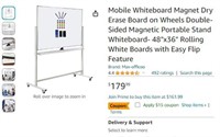 R787 Mobile Whiteboard Magnet Dry Erase Board