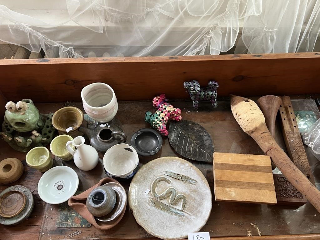 ASST POTTERY AND ARTIFACTS