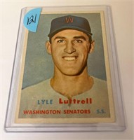 1957 Topps Lyle Luttrell #386