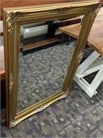 Modern Gold Framed Wall Mirror