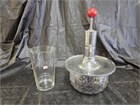 Vintage Barware, Liquor Dispenser, Cocktail Shaker