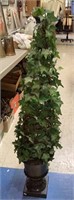 Faux ivy decorator in a composite pot 47 inches