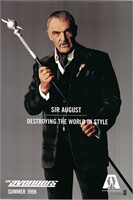 The Avengers Sean Connery 1998 original double-sid
