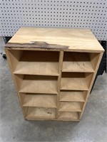 Small Wooden Storage Shelf 34" x 24"
