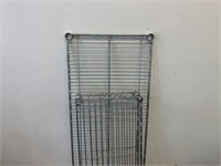 Wire shelves