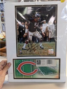 Dick Butkus Chicago Bears Autographed Photo