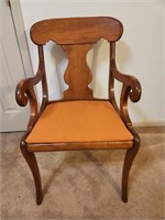 Vintage Solid Wood Armchair