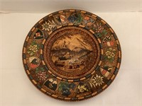 German Hand Painted Wall Plaque