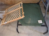 Pet Bed - approx 34" x 22" x 7" & Gate - approx