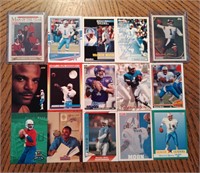 Warren Moon Football Card Lot (x15)