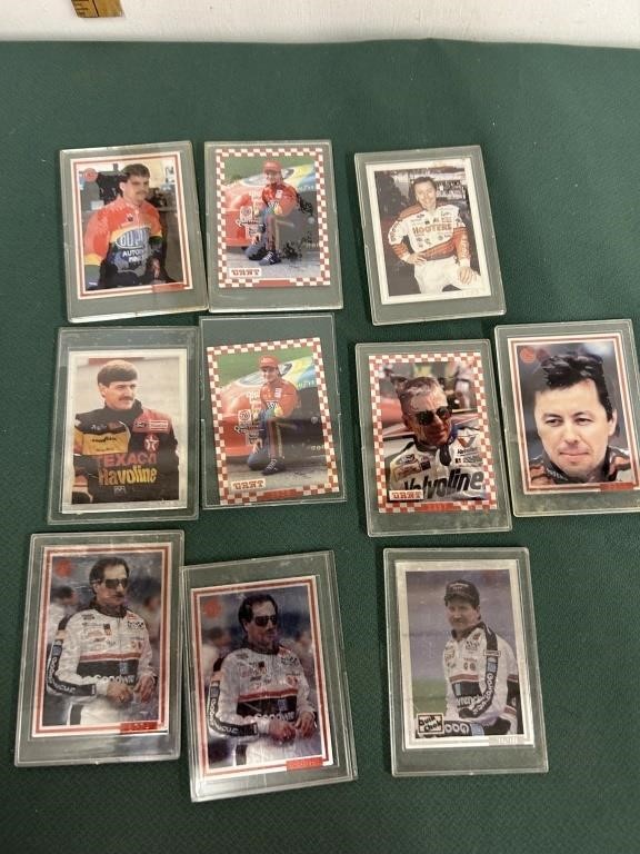 Nascar Trading Card Lot with Protective Holders