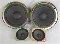 Pair Of Panasonic Sb-zr835 10" Speakers