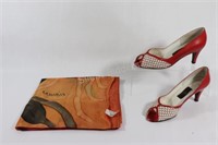 Ladies Designer Amalfi Shoes & Scarf's
