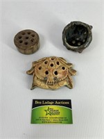 Weller, Zaneware, and Handmade Flower Frogs