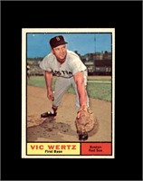 1961 Topps #340 Vic Wertz EX to EX-MT+