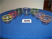 Colored Rim Bowls