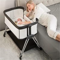 NEW! $140 Fodoss Baby Bassinet Bedside Sleeper