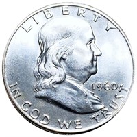 1960-D Franklin Half Dollar UNCIRCULATED