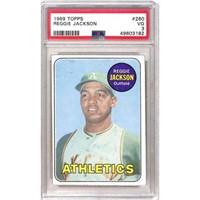 1969 Topps Reggie Jackson Rookie Psa 3