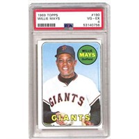 1969 Topps Willie Mays Psa 4