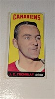 1964 65 Topps Hockey Tall Boy #88 Trembley