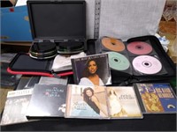 2 CD cases w/ CD's Country Classical+many