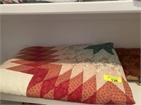 Large Quilt and Throw Pillow