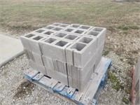 30 concrete 16" X7 1/2" blocks.