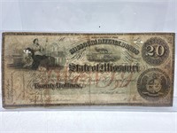 1860 Missouri Civil War bond