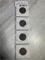 1914 - 1918 One Cent Coins