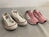 Adidas & Converse Youth Shoes Size 7K & 11